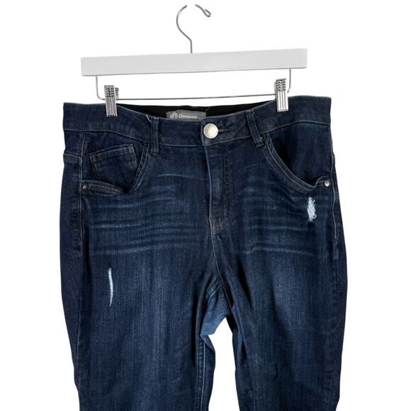 Democracy "Ab" Solution Dark Wash Straight Jeans Hi Rise Stretch Womens 14W - Picture 2 of 7